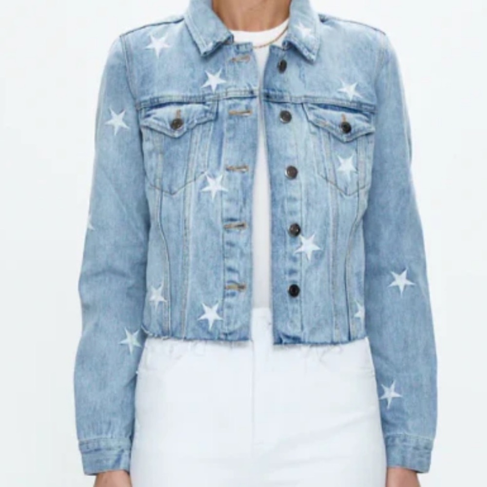 Pistola Blue Cropped Jean Jacket